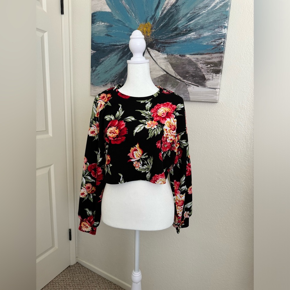 Floral crop tops